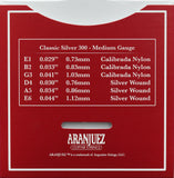 アランフェス/クラシック・シルバー300/ミディアムゲージ (SET)