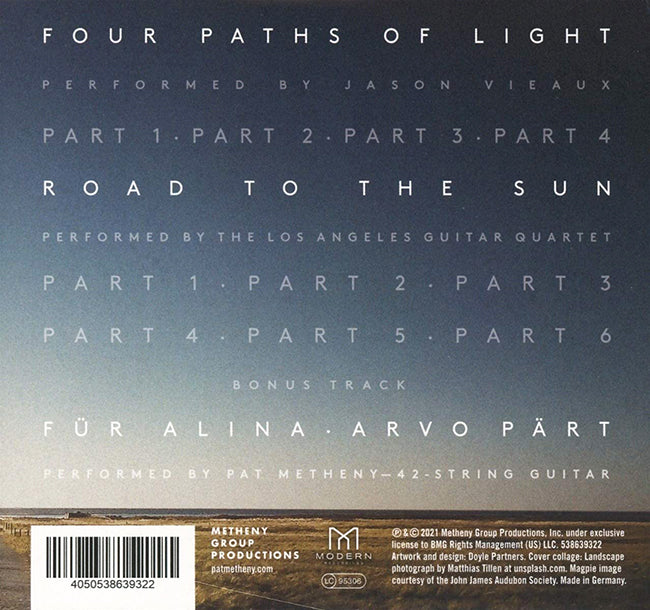 【CD】パット・メセニー〈ROAD TO THE SUN / ロード・トゥ・ザ・サン〉