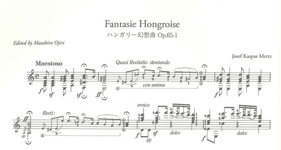 【楽譜】標準版メルツギター曲集5〜幻想曲集/尾尻雅弘監修