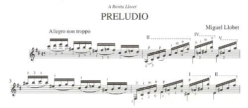 【楽譜】リョベート:ギター作品集第6巻プレルディオとエスティロ