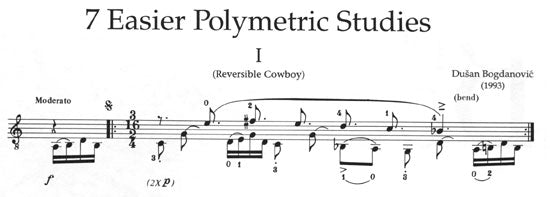 【楽譜】ボグダノヴィチ:7つの変拍子のためのやさしい練習曲