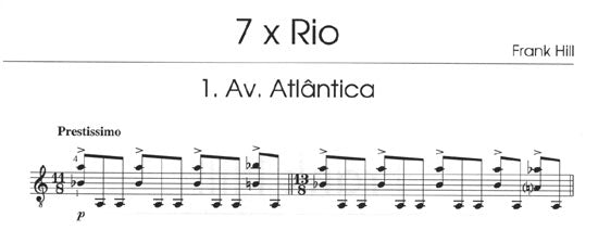 【楽譜】ヒル:7×リオ(7つの南米風小品)