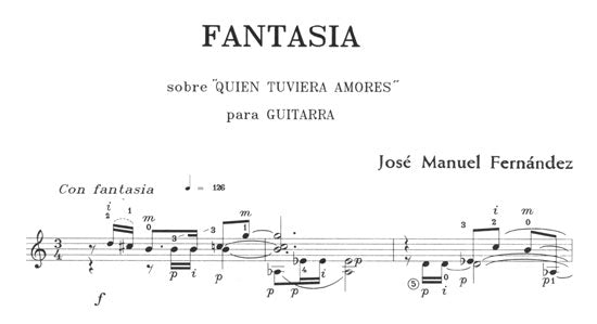 【楽譜】フェルナンデス:ファンタジア