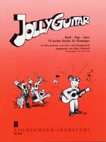 【楽譜】ヴュストホーフ:楽しいギター(Gまたは2G)ジャズ、ロックのスタイルによるやさしい10曲集。40頁。ソロ用と二重奏用の2種類を収録