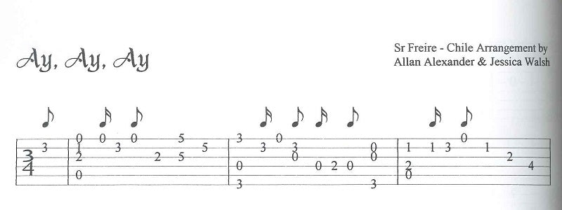 【楽譜】アレクサンダー編:スペインと南米の音楽集(タブ譜、CD付)