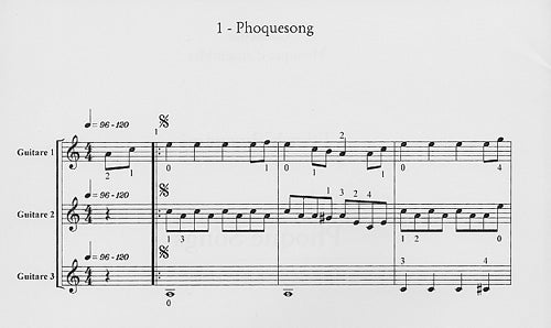 【楽譜】イワガミタカシ:Phoque Songs(3Gまたは2G)
