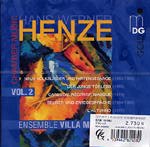【CD】アンサンブル・ヴィラ・ムジカ〈ヘンツェ:室内楽作品集Vol.2〉