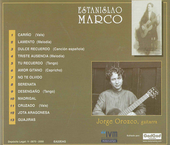 【CD】オロスコ〈エスタニスラオ・マルコ作品集Vol.1〉
