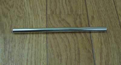 ギターレスト延長棒15cm(銀)