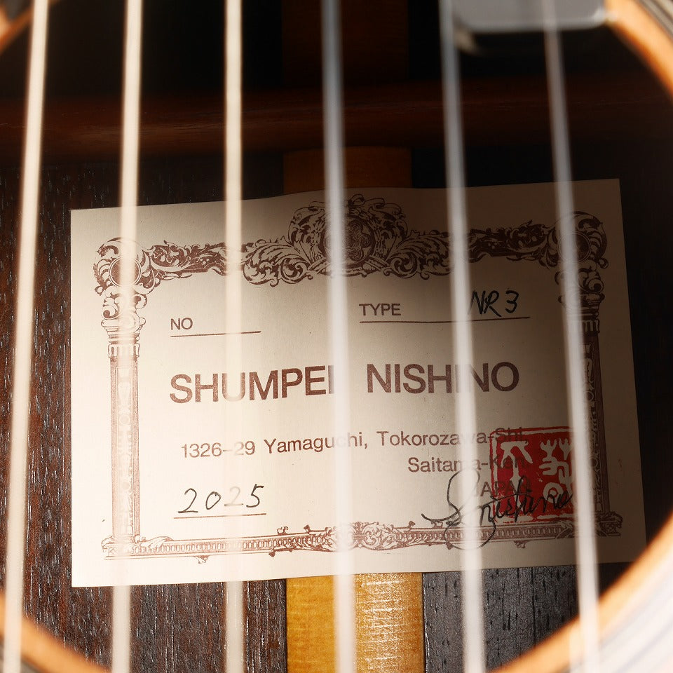 ギター nishi 現代ギター | 西野春平 Shumpei Nishino NR.3 (杉・ローズウッド