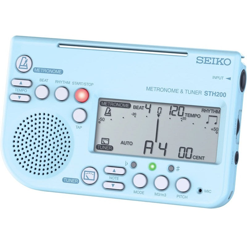 現代ギター | セイコー／メトロノーム＆チューナーSTH200L（ブルー）