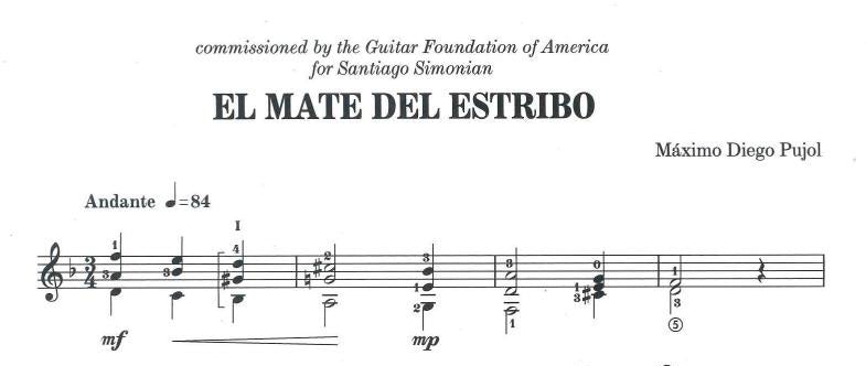【楽譜】M.D.プホール:エル・マテ・デル・エストリボ(GFA スポットライト・シリーズ)El mate del estribo