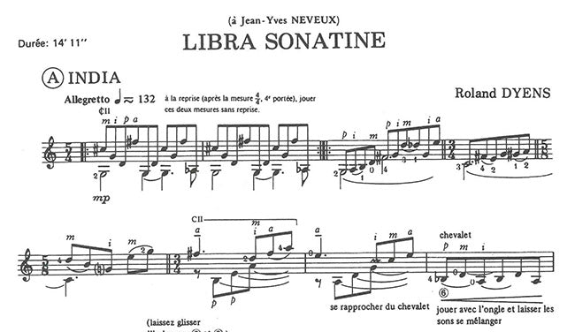 ローランディアンスの絶版　楽譜。 現代ギター | 【楽譜】ディアンス：リブラ・ソナチネ