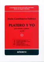 【楽譜】C=テデスコ：プラテーロと私Op.190第4巻