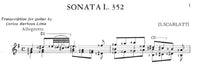 【楽譜】スカルラッティ：9つのソナタ第1集［B=リマ編曲］L.352, 79, 423, 438, 483