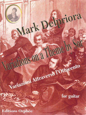 【楽譜】デルプリオラ：ソルの主題による変奏曲〜19世紀の変遷