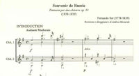 【楽譜】ソル：ロシアの想い出Op.63（2G）［モナルダ校訂］
