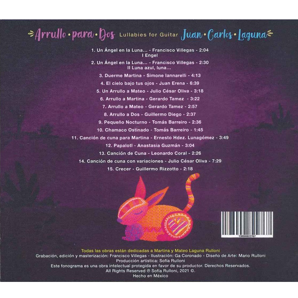 【CD】ラグーナ〈Arrullo para Dos - Lullabies for Guitar〉