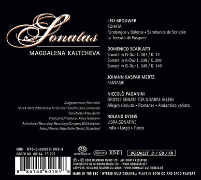 【CD】マグダレーナ・カルチエヴァ〈ギター・ソナタ集〉