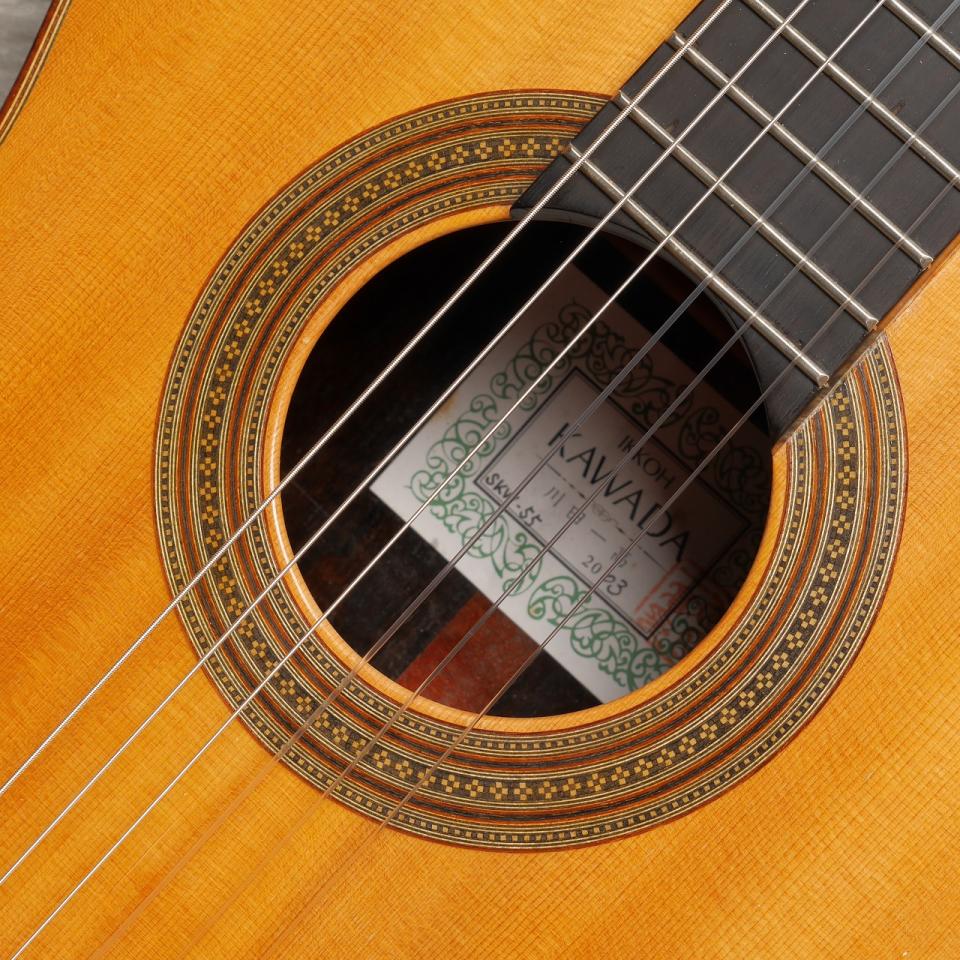 川田一高 Ikko Kawada 2003年 SKW-55 (松・中南米ローズウッド 640mm) 【中古】 クラシックギター