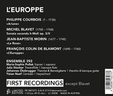 【CD】アンサンブル392〈フランス・バロックのカンタータ集〉