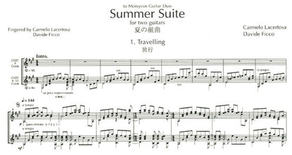 【楽譜】ラチェルトーザ&フィッコ：夏の組曲