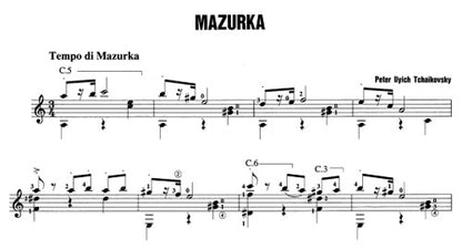 【楽譜】チャイコフスキー：マズルカ／高久敏春・編