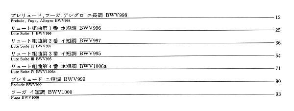 バッハ リュートのための作品全集/田部井辰雄・編 楽譜】バッハ：リュートのための作品全集／田部井辰雄・編 – 現代ギター