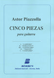 【楽譜】ピアソラ：5つの小品［ジラルディーノ運指］