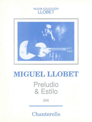 【楽譜】リョベート：ギター作品集第6巻プレルディオとエスティロ