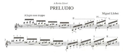 【楽譜】リョベート：ギター作品集第6巻プレルディオとエスティロ