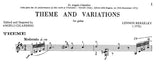 【楽譜】バークリー：主題と変奏Op.77［ジラルディーノ校訂］