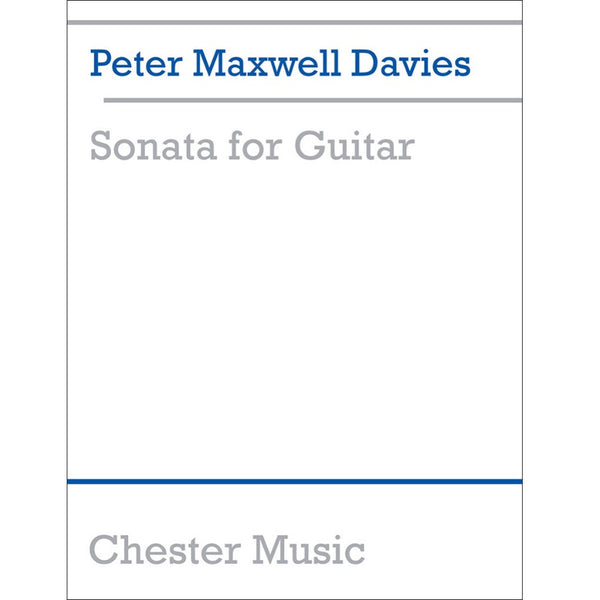 【楽譜】P.マクスウェル・デイヴィス：ソナタ（1984）［ウオーカー運指］