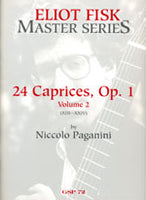 現代ギター | 【楽譜】パガニーニ：24のカプリスvol.2［フィスク編曲