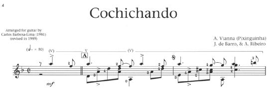 【楽譜】ピシンギーニャ：8つの独奏作品［バルボサ=リマ編曲］
