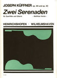 【楽譜】キュフナー：2つのセレナードOp.20＆Op.49（Fl&G）［ヘンケ編］