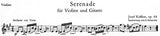 【楽譜】キュフナー：セレナードOp.69（Vn&G）［シュナイダー編］
