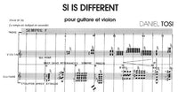 【楽譜】トシ：シと違う（G&Vn）