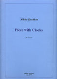 【楽譜】コシュキン：時計のある小品（マッチ棒も使用し時計の擬音を作る）