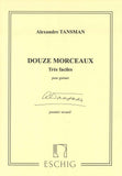 【楽譜】タンスマン：12の非常にやさしい小品第1集（全12曲）