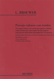【楽譜】ブローウェル：ルンバのあるキューバの風景（4G）