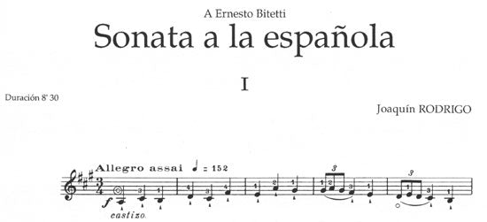 【楽譜】ロドリーゴ：スペイン風ソナタ，2つのプレルディオ［C.ロメロ編］