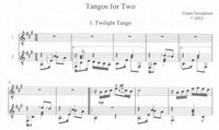【楽譜】グスタフソン：2人でタンゴ（2G）