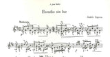 【楽譜】セゴビア：光なき練習曲［ホセ・ルビオに献呈］