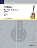 【楽譜】ロルダン：月の光による変奏曲［イエペス校訂］（F.ソルに献呈）
