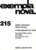 【楽譜】デニソフ：In Deo speravit cor meum（Vn/Fl,G,Org）