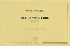 【楽譜】ダンジェロ：2つのリディア旋法の歌