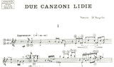 【楽譜】ダンジェロ：2つのリディア旋法の歌