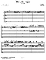 【楽譜】バッハ：小フーガBWV578（4G）［スパークス編曲］ホ短調編曲