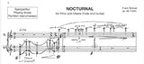 【楽譜】F. ミヒャエル：ノクターンOp.68（G&Fl）1994年作